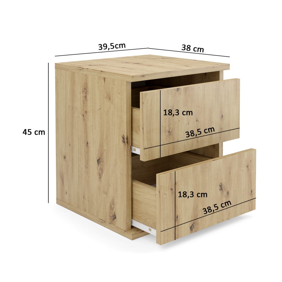 Garderoba CLEO w tkaninie Trinity 02, dąb sonoma #13