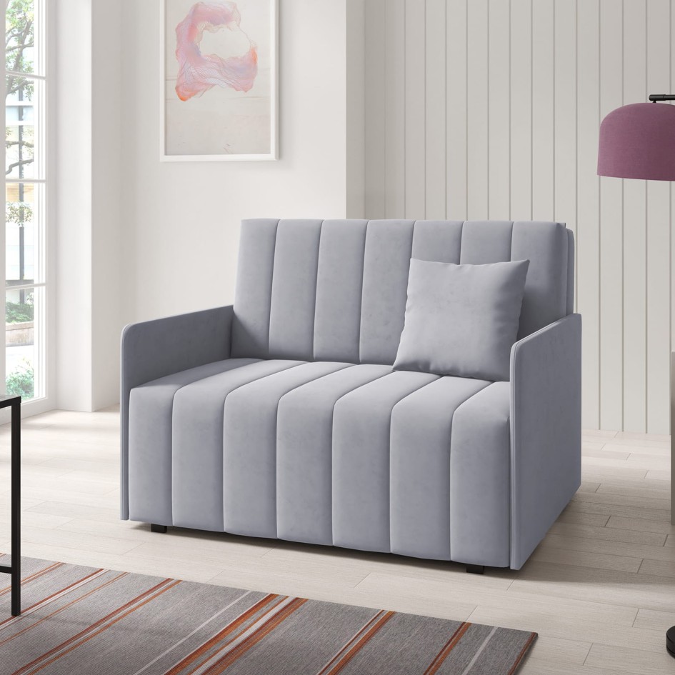 Sofa rozkładana z pojemnikiem Amerykanka Aliss II przeszywana Paros 05 #1