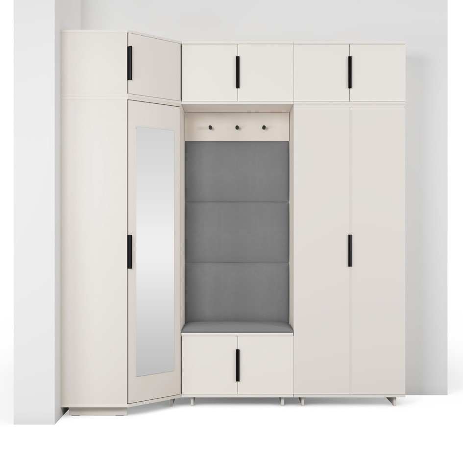 Garderoba Napoli wersja 20 zestaw szaf z panelami Trinity 15 #2