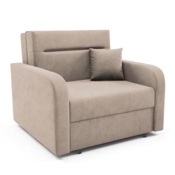 Rozkładany fotel sofa Amerykanka Orvi I Paros 02 beżowy