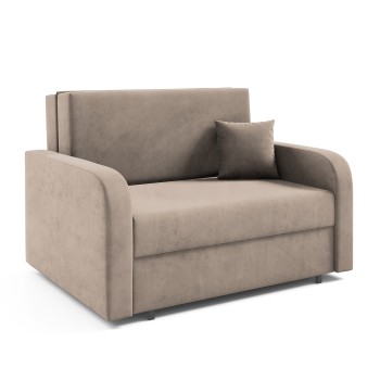 Rozkładany fotel sofa Amerykanka Amora II Paros 02 beżowy