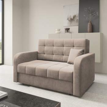 Rozkładany fotel sofa Amerykanka Todi II Paros 02 beżowy