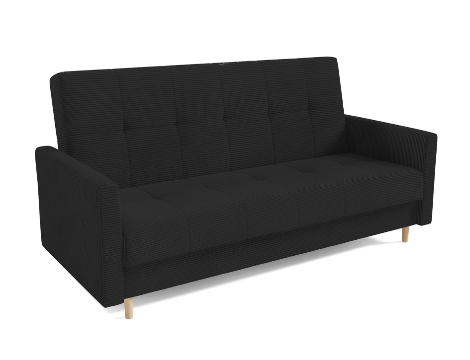 Cordia elegancka wersalka sztruksowa z pojemnikiem Poso 135 #2