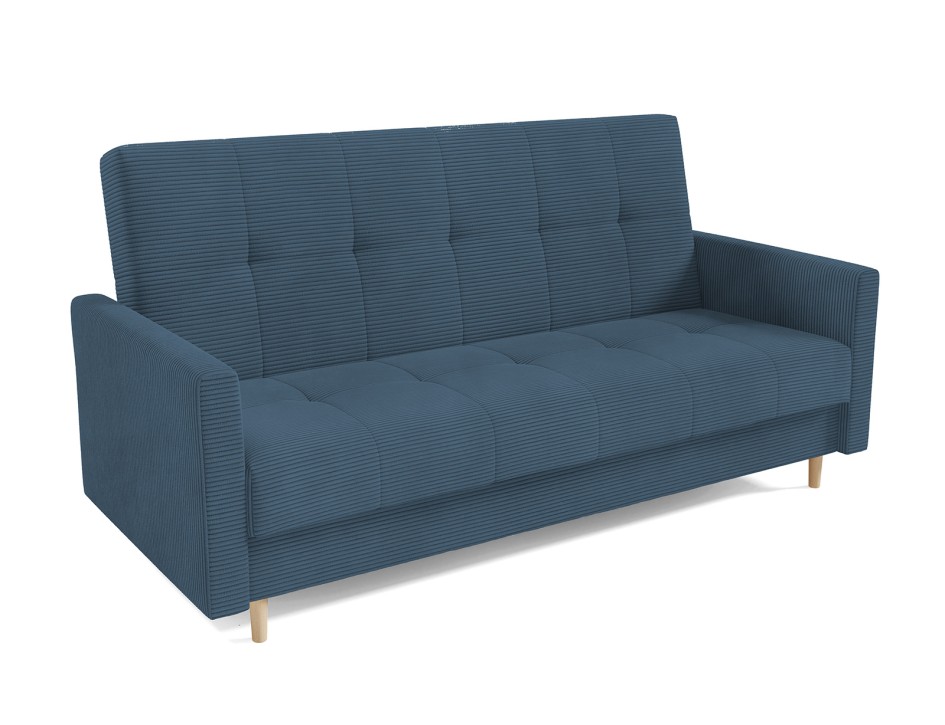Wersalka Cordia sztruksowa sofa z funkcją spania i pojemnikiem Poso 05 #2