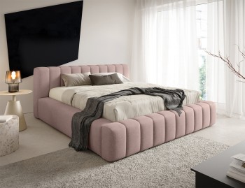 Łóżko tapicerowane Verme 140x200 designerska chmurka Velutto 14