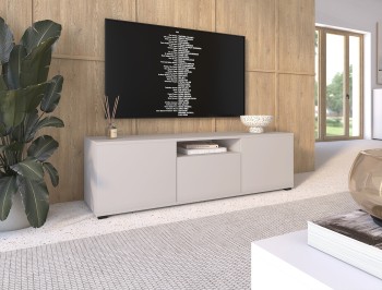 Szafka pod TV Masimo 150 cm nowoczesna Cashmere niskie nóżki 