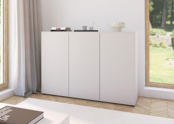Nowoczesna Komoda Masimo 150 cm 3D 3-drzwiowa Cashmere beż