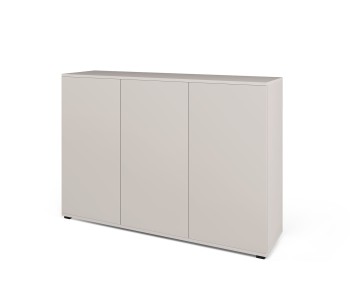 Nowoczesna Komoda Masimo 150 cm 3D 3-drzwiowa Cashmere beż