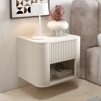 Stolik nocny Misterio Premium 50 cm z szufladą nowoczesny design