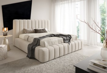 Łóżko tapicerowane Verme 120x200 designerskie Wind 05