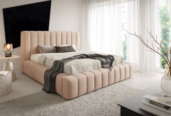 Łóżko tapicerowane Verme 120x200 designerskie wygodne  Wind 23