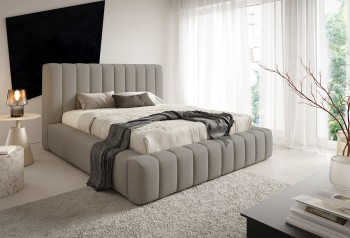 Łóżko tapicerowane Verme 120x200 designerskie eleganckie  Wind 21