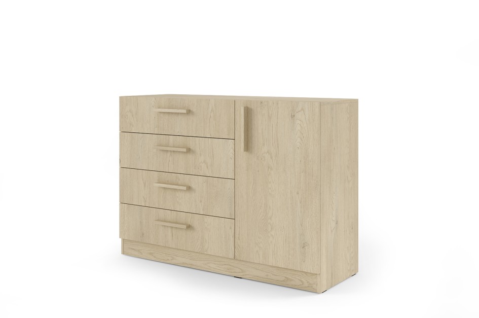 Komoda BRAGA 2 mała elegancki mebel do nowoczesnych wnętrz  Dąb cremona #1