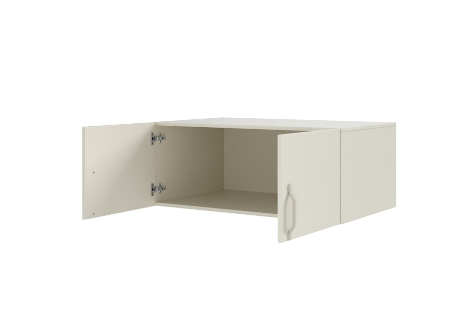 Nadstawka do szafy BRAGA 3 minimalistyczny design i praktyczność metalowe uchwyty  Kaszmir #2