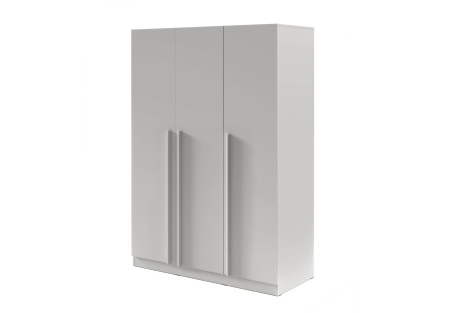 Szafa BRAGA 2 do garderoby minimalistyczny design i duża pojemność Szary platynowy #1
