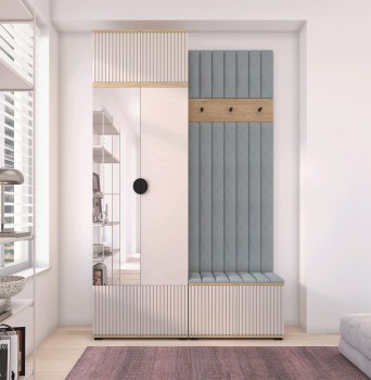 Graderoba z lustrem Zora Trinity 14 Dąb Cremona Cashmere wersja 4