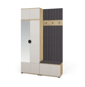 Frezowana garderoba Zora Trinity 15 Dąb Cremona Cashmere wersja 4