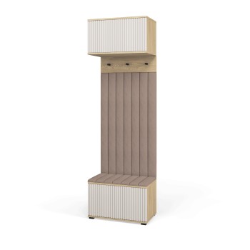 Garderoba Zora wersja 5 do przedpokoju Trinity 05 Dąb Cremona Cashmere