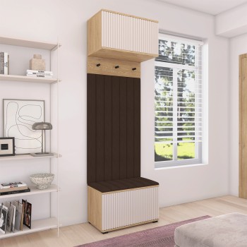 Szafa ryflowana Zora Trinity 08 Dąb Cremona Cashmere  wersja 5