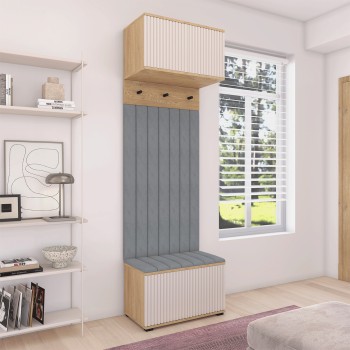 Szafa frezowana Zora Dąb Cremona Cashmere Trinity 14 wersja 5