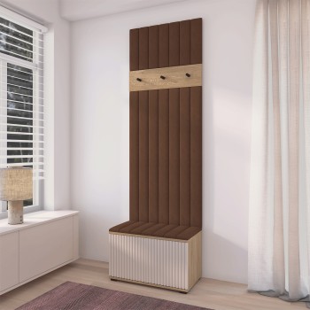 Garderoba frezowana Zora Dąb Cremona Cashmere wersja 6 Trinity 07
