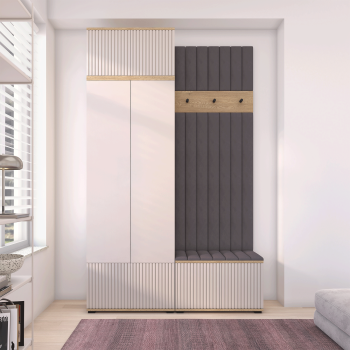 Garderoba do przedpokoju Zora Dąb Cremona Cashmere wersja 4 Trinity 15