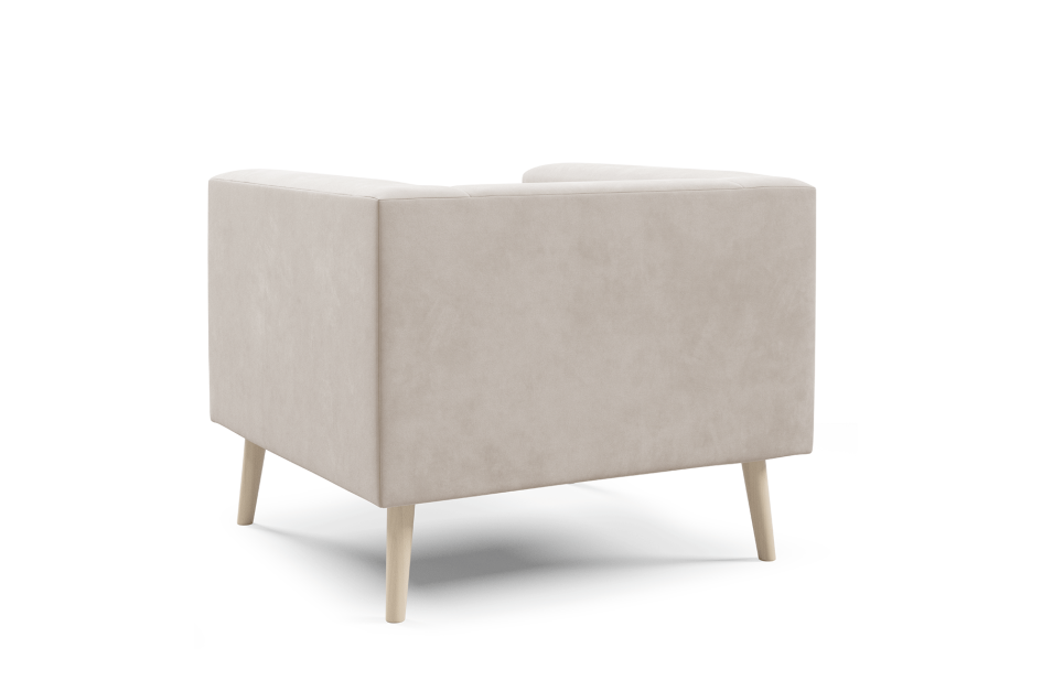 Sofa Kimi 1 gładka minimalistyczna sofa z głębokim siedziskiem Velutto 01 #5