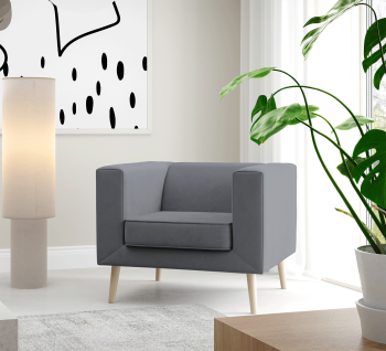 Sofa Kimi 1 elegancka wypoczynkowa materiał Velutto 18