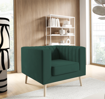 Sofa Angelika 1 designerska z dekoracyjnymi przeszyciami do nowoczesnych wnętrz Velutto 10