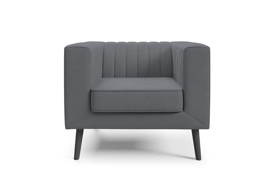 Sofa Angelika 1 minimalistyczna z ozdobnymi przeszyciami do salonu i gabinetu Velutto 18 #4