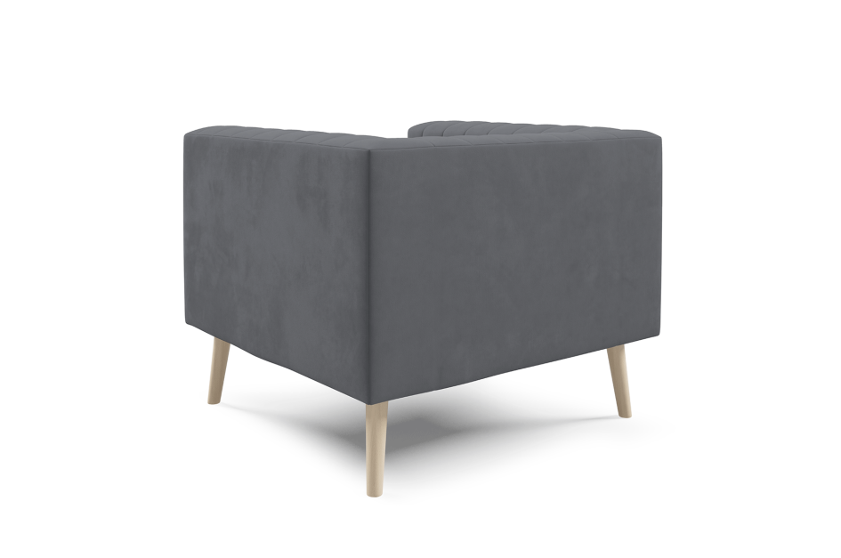 Sofa Angelika 1 minimalistyczna z ozdobnymi przeszyciami do salonu i gabinetu Velutto 18 #5