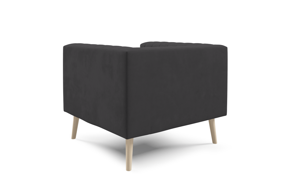 Sofa Angelika 1 z eleganckimi pionowymi przeszyciami tkanina Velutto 19 #5