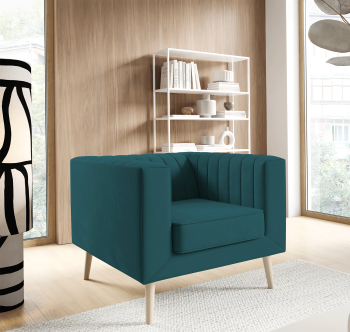 Sofa Angelika 1 stylowa kanapa do nowoczesnego salonu z miękkim siedziskiem Velutto 36