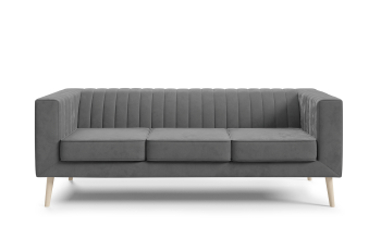 Sofa Angelika 3 stylowa w minimalistycznym stylu tkanina Velutto 18