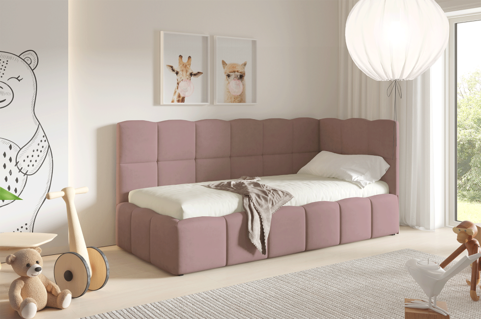 Łóżko Sintra W 120x200 komfort i elegancja do pokoju młodzieżowego Velutto 14 #1