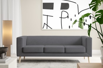 Sofa Kimi 3 stylowa sofa wypoczynkowa o minimalistycznym charakterze Velutto 18
