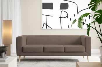 Sofa Kimi 3 minimalistyczna tapicerowana do nowoczesnych aranżacji Velutto  29
