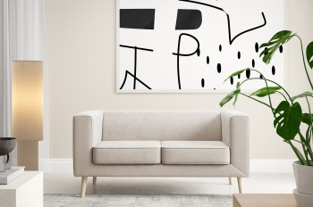 Sofa Kimi 2 nowoczesna sofa do salonu tkanina Velutto 01