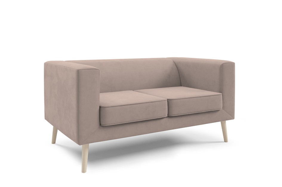 Sofa Kimi 2 elegancka z drewnianymi nogami Velutto 03 #3