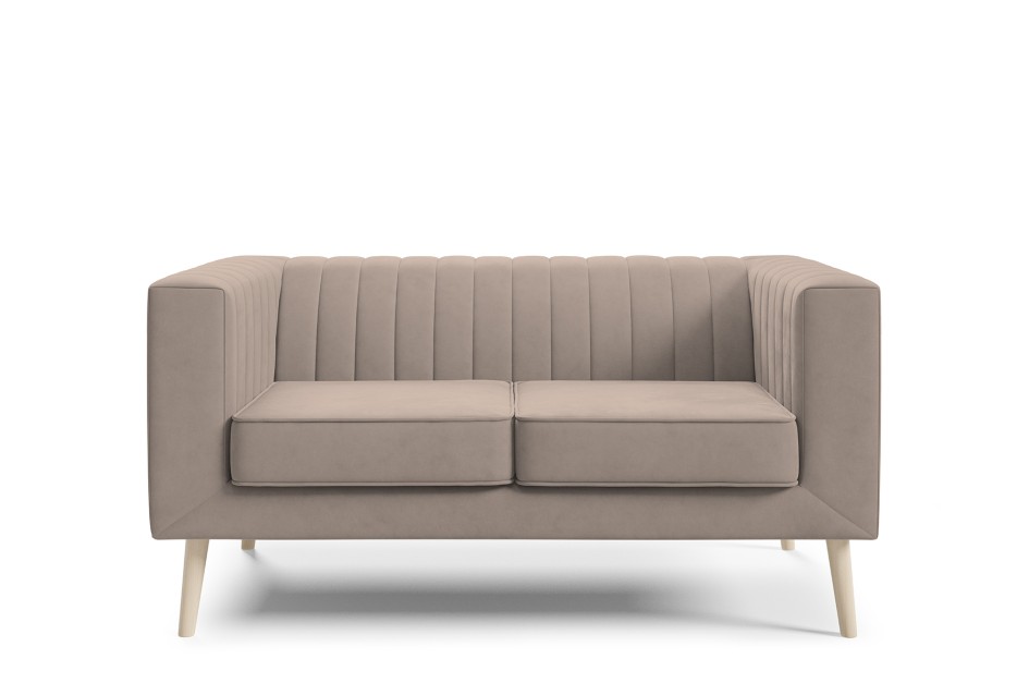 Sofa Angelika 2 elegancka z pionowym pikowaniem tkanina Velutto 03 #4