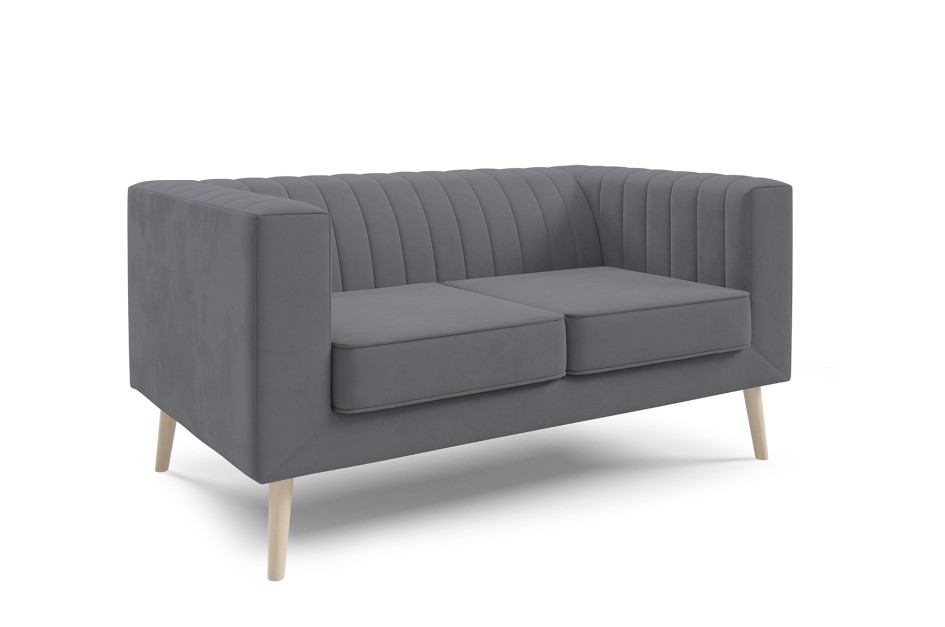 Sofa Angelika 2 minimalistyczna  z miękkim siedziskiem Velutto 18 #5