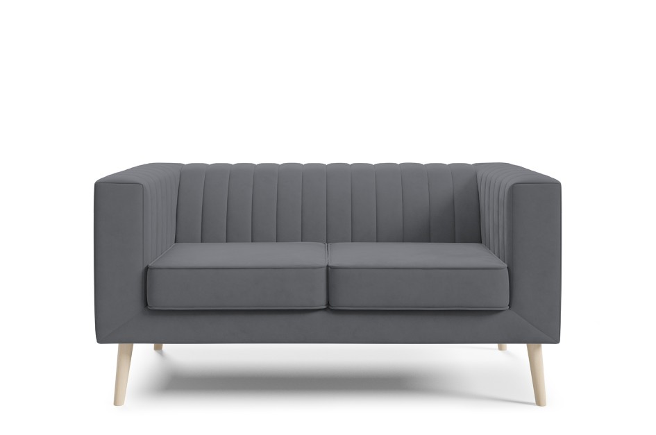 Sofa Angelika 2 minimalistyczna  z miękkim siedziskiem Velutto 18 #4
