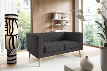 Sofa Angelika 2 premium z eleganckim przeszyciem Velutto 19