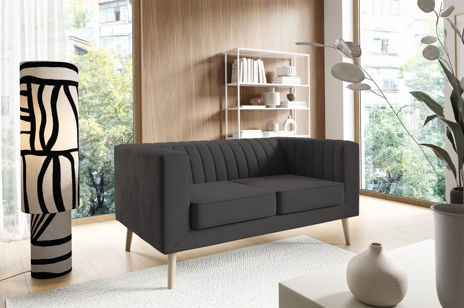 Sofa Angelika 2 premium z eleganckim przeszyciem Velutto 19 #1