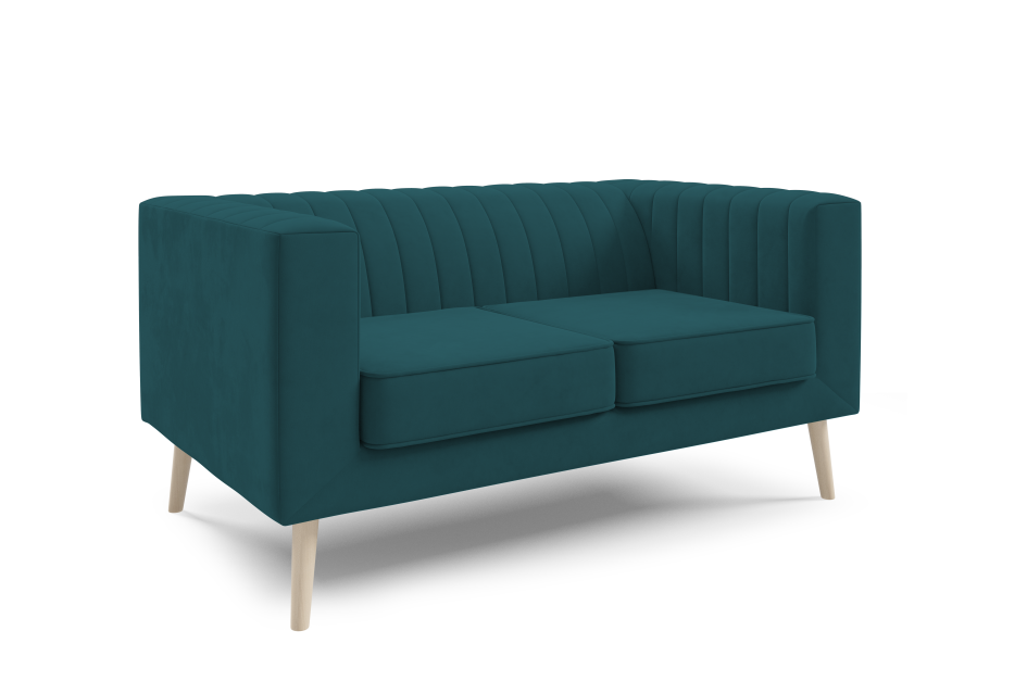 Sofa Angelika 2 komfortowa z pionowymi przeszyciami Velutto 36 #5