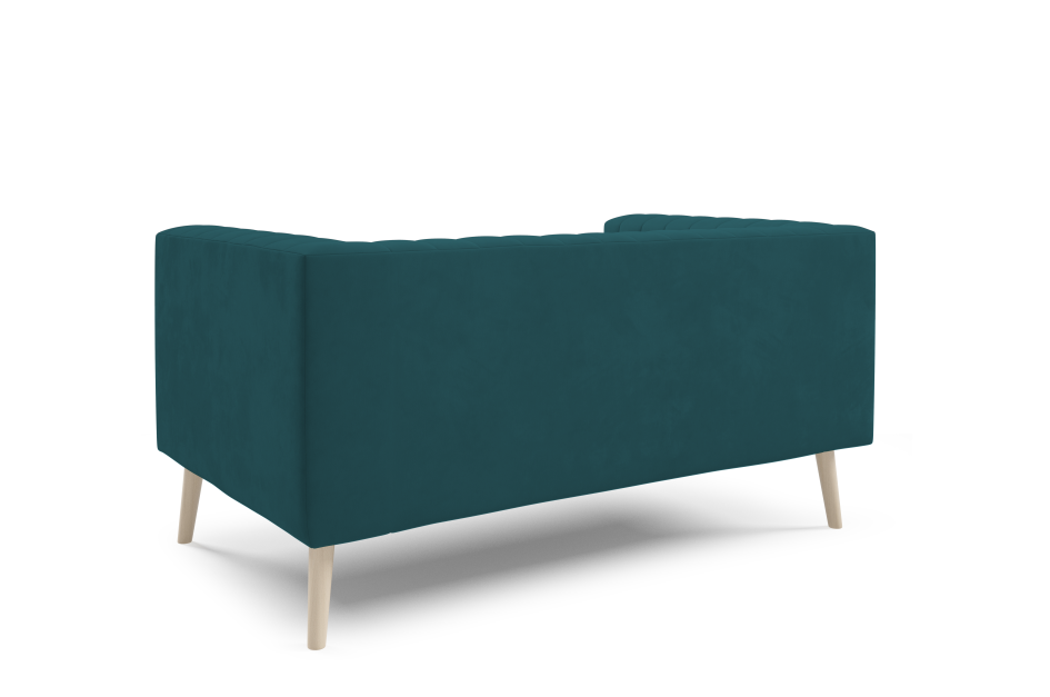 Sofa Angelika 2 komfortowa z pionowymi przeszyciami Velutto 36 #6