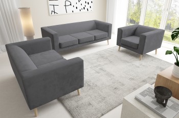 Zestaw Kimi Designerski komplet wypoczynkowy do nowoczesnych wnętrz Velutto 18