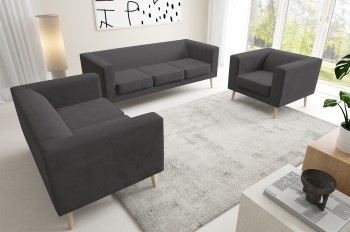 Zestaw Kimi eleganckich mebli wypoczynkowych do salonu Velutto 19