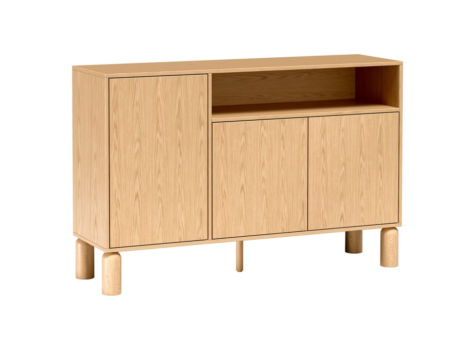 Komoda Sanden 2 designerski mebel do salonu dąb Bookmatch #3