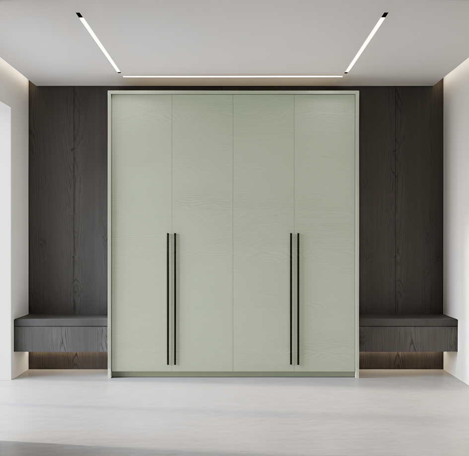 Szafa uchylna Genua D-Lux 210 pojemna eucalyptus #4
